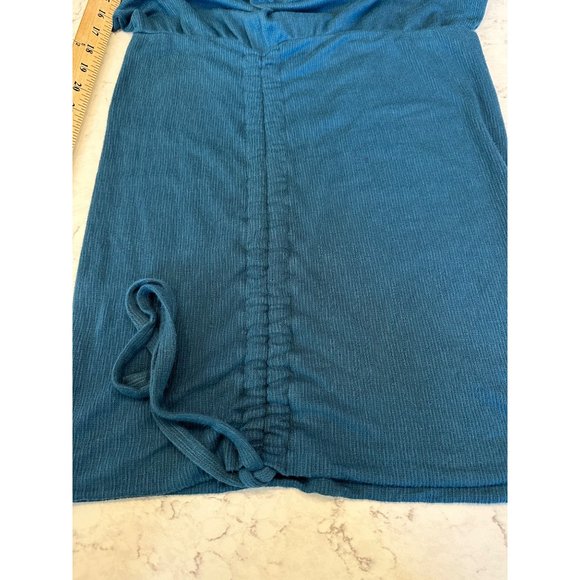 Free People Sundown Cowl Neck Ruched Mini Dress Size Small - Picture 13 of 16